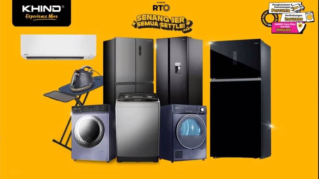 Koleksi KHIND Rent-To-Own — Senang jer, semua settle!